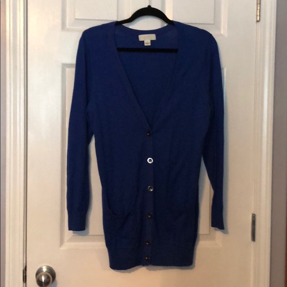 Royal Blue Cardigan